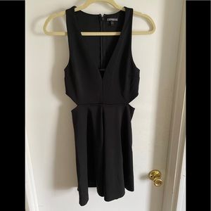 Black cutout dress